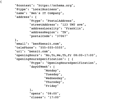 json-ld local schema example